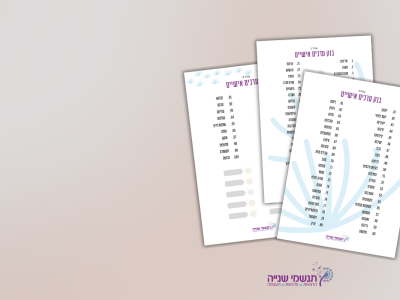מה הערכים שלי